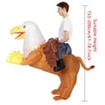 thumbnail image 6 of Inflatable Eagle Ride-On Costume For Adults - Patriotic Bird Party Outfit,Height 59"–74.8",Eagle, 6 of 7