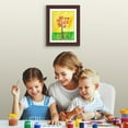 thumbnail image 2 of Americanflat Kids Art Frame 10x12.5 inches with 8.5x11 inches Mat - Composite Wood And Glass - Holds 100 Artworks - Mahogany, 2 of 7
