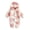 Pink, variant on Newborn Baby Snowsuit Fleece Lined Onesie Outfits Warm Hooded Romper for Infant Blue 3-6 Months