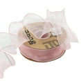thumbnail image 1 of 1 Roll Organza Ribbon Wavy Beautiful 2 Yard Multi-functional Transparent Chiffon Mesh Ribbon Holiday Supplies, 1 of 7