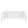 thumbnail image 6 of JINS&VICO Twin Daybed Twin Size Daybed Frame Solid Wood Daybed Wooden Daybed Frame Wood Slats Support No Box Spring Needed Bedroom Living Room Furniture, White, 6 of 7