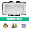 thumbnail image 5 of Christmas sled Large Capacity Foldable Oxford Cloth Decorative Box - Reusable Picnic Basket, Shopping Basket, and Storage Basket, 5 of 7