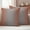Burnt orange and Gray, variant on Brown Gray Ombre Outdoor Waterproof Throw Pillow Covers 16x16 Set of 2, Modern Gradient Abstract Art Decorative Pillowcases Cushion Pillowcase for Couch Sofa Patio Outside Pillow Protector