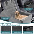thumbnail image 3 of Unique Bargains Dog Car Seat Cover for Back Seat Multi-Layered Waterproof Dog Hammock for Car Gray, 3 of 7