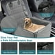 thumbnail image 3 of Cubierta de Asiento para Perros Unique Bargains con Aletas Laterales, Protector de Asiento para Gatos Impermeable y Antideslizante para Mascotas Gris, 3 of 7