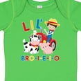 thumbnail image 4 of Inktastic Farmer Tractor Eieio Little Bro Boys Baby Bodysuit, 4 of 5
