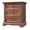 Reclaimed Barnwood, variant on KeyWhat 3 Drawer Dresser, Farmhouse 26" Tall Nightstand with Charging Station, Wood Chest of Drawers with Metal Handles, Bedside Cabinet for Bedroom, Living Room, Oak