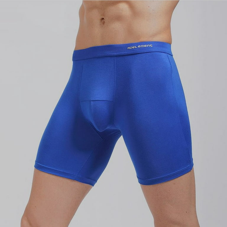 Aayomet Men'S Boxer Briefs Men's Underwear Mens Elance Microfiber String  Bikini,Blue 5XL