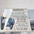 thumbnail image 1 of LHSHID To My Husband Throw Blanket Soft Fuzzy Fleece Blanket For Couch Bed Living Room Decoration 30x40in, 1 of 6