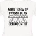 thumbnail image 4 of Inktastic Future Orthodontist Dental Care Gift Boys or Girls Long Sleeve Baby Bodysuit, 4 of 5