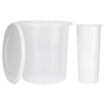 thumbnail image 4 of Moules à Glace, Moules à Glace Rasée Transparents Clairs Réutilisables Moules à Glace Rasée Tasse Pour Seau à Glace Modèle De Fabrication Rechargeable Avec Couvercle, 4 of 14