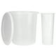 thumbnail image 4 of Moldes transparentes reutilizables para hielo raspado, taza para cubo de hielo, modelo rellenable con tapa., 4 of 14