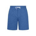 thumbnail image 4 of Yaoyar Mens Pajama Shorts Sleep Cotton Lounge PJ Lightweight Elastic Waist Drawstring Nightwear Bottom with Pockets, 4 of 5