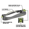 Flexzilla™ Oscillating Lawn Sprinkler, 2,400 sq. ft., ZillaGreen