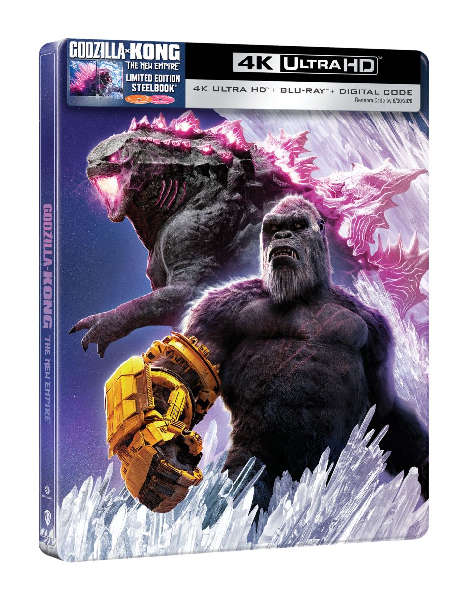 Godzilla X Kong: The New Empire (Steelbook) (Walmart Exclusive) (4K Ultra HD + Blu-ray + Digital Copy), Warner Bros., Action & Adventure - image 3 of 7