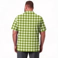 thumbnail image 6 of Big and Tall Mens polo shirts Quick Dry Breathable Polos for Men Business Casual Men Polo Shirts Plaid Summer Classis Loose Fit Short Sleeve Polo Shirt White 5XL, 6 of 6