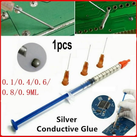 

Goodhd 1PCS Solderless Silver Conductive Wire Paste Glue - PCB Electronics Repair
