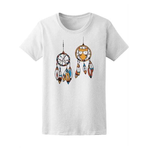 Funny American Fox Dreamcatchers Women Tee - Image by Shutterstock
