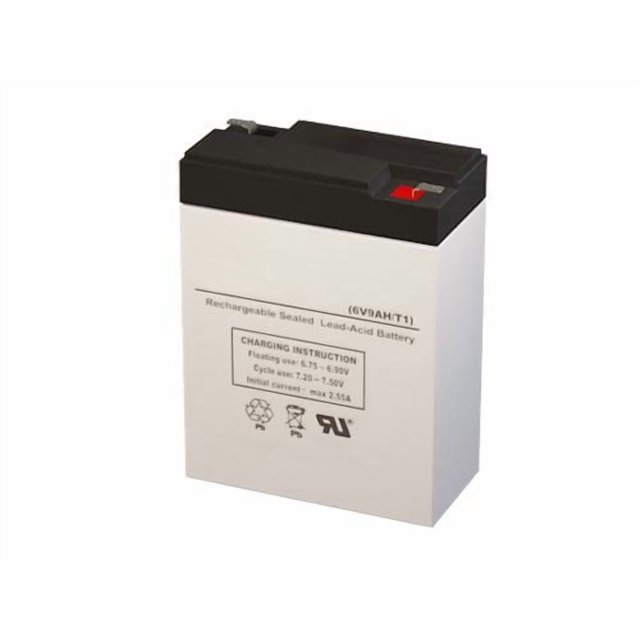 WP9-6A 6 Volt 9 AmpH SLA Replacement Battery with F1 Terminal