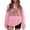 Pink, variant on Pink Sweatshirt Women Long Sleeve Crewneck Graphic Print Oversized Hoodie Pullover Top Casual Fashion Loose Fit Cotton Blend Autumn Winter Streetwear Cute Aesthetic Y2K Korean Styl