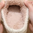 thumbnail image 4 of Ndcxsfigh Invierno Rainbow Fuzzy pantuflas casa acogedoras antideslizantes para mujeres y hombres (44-45), 4 of 9