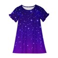 thumbnail image 3 of RXIRUCGD 2025 Vêtements d'Été pour Enfants 3-12 Ans Mode Imprimée Pyjama Rêveur Mi-Mollet Chemise de Nuit, 3 of 5