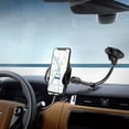 thumbnail image 1 of Soporte de teléfono para coche con ventosa, soporte portátil para parabrisas con rotación de 360° para smartphones y dispositivos GPS., 1 of 4