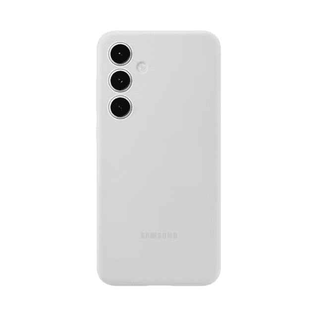 Funda de Silicón Samsung para Galaxy S24 FE Gris