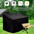 thumbnail image 3 of Outdoor Bench Dust Cover Furniture Cover 2 Seats 134x66x89cm, 3 of 7