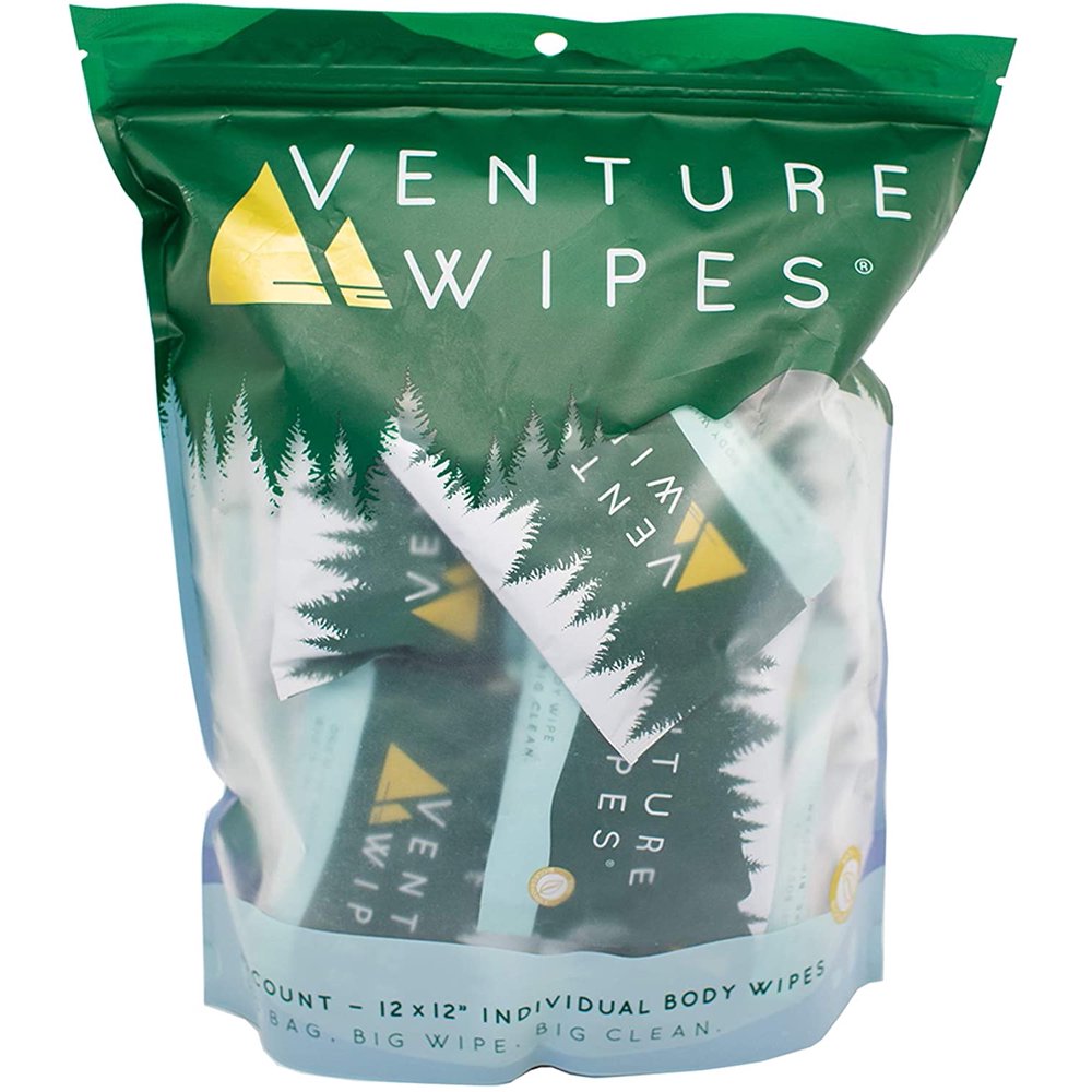 Large Shower Wipes with Aloe, Vitamin E and Tea Tree Oil, Bathing Wipes