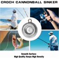 thumbnail image 3 of Disc Fishing Sinker Weight for Saltwater 1oz 2oz 3oz 4oz, 3 of 5