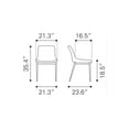 thumbnail image 5 of Silla de Comedor Kessa Muebles Magnus Negro Acero, 5 of 5