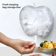 thumbnail image 4 of Less Than 5 Home Textile Storage Disposable Clingfilm Storage Box Plastic Wrap Storage Box with Lid Wall Mounted Food Cling Film Container, 4 of 4