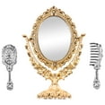 thumbnail image 1 of Shisuyan Mini House Mirrors Golden 1 Set 1.6x1x0.6in, 1 of 8