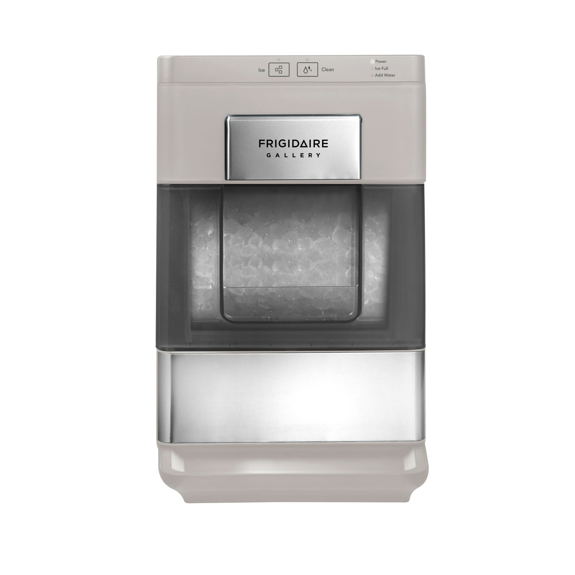 Frigidaire Gallery, 33 lbs. Touchscreen Nugget Ice Maker, Stainless Steel Accent, Grey, EFIC220