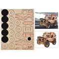 thumbnail image 3 of Exquisite Craft Woodcraft Assembly Kit, Car Model Wooden, For Boy Children, 3 of 8