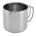 thumbnail image 4 of Stainless Steel Coffee Mug 400ml, Handle Design Simple Stylish for Home Office Restaurant Portable Water Cup, 4 of 7
