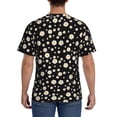 thumbnail image 2 of Naloa Daisy Men's T-Shirt Sport T-shirt Men's Basic Tee Casual Men's Shirt, Round Neck, Short Sleeves - X-Large, 2 of 5