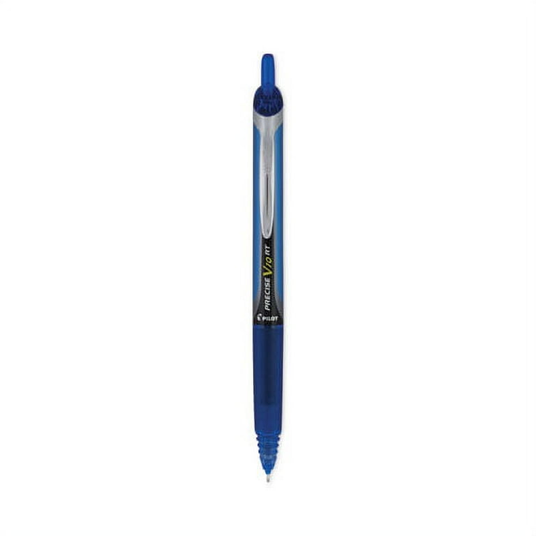 Precise V10RT Roller Ball Pen, Retractable, Bold 1 mm, Blue Ink, Blue Barrel, Dozen Precise V10RT Roller Ball Pen, Retractable, Bold 1 mm, Blue Ink, Blue Barrel, Dozen