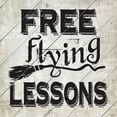 thumbnail image 2 of Louise, Gigi 20x20 White Modern Wood Framed Museum Art Print Titled - Free Flying Lessons, 2 of 4