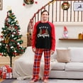 thumbnail image 2 of Gyratedream Matching Family Christmas Pajamas 2Pcs Funny Printed Holiday Sleepwear PJs Loungewear, 2 of 6