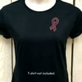thumbnail image 6 of Set of 6 Pink Ribbon Breast Cancer Awareness Iron-on Rhinestud Transfer by JCS Rhinestones, 6 of 6