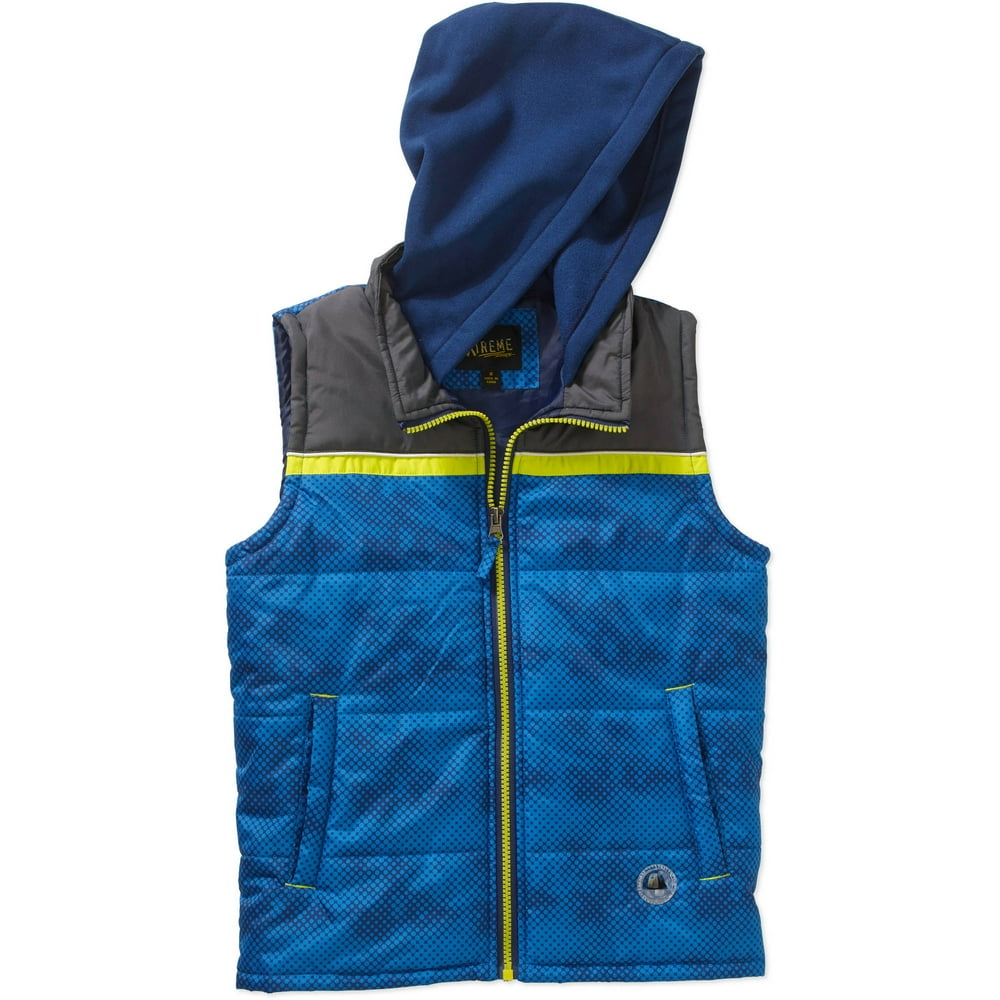 IXtreme Boys' Puffer Vest With Hood