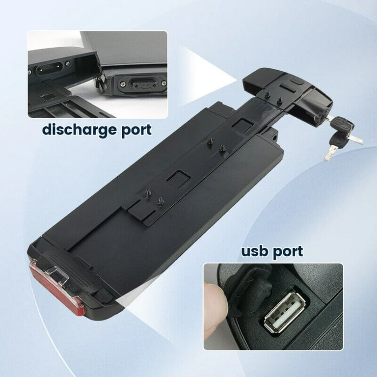 36V Rear Rack Battery pack 7.8ah 10.5Ah for Swagtron EB 12 Electric BicycleBiike