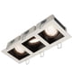 thumbnail image 1 of Luminaria Para Empotrar En Techo Triple Spot Dirigible Base Para Foco MR16 GU5.3 50w Blanco Illux TH-4232.N, 1 of 6