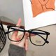 thumbnail image 1 of Gafas de miopía que cambian de color para mujer TR90 de color té frío, montura grande, estilo coreano, modernas y antiazules para hombres, 1 of 5