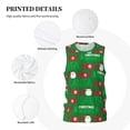 thumbnail image 3 of Naloa Cute Santa Basketball Jersey Reversible Men's Mesh Athletic Sports Shirts Training Practice S-4XLXX-Large, 3 of 6