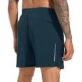 thumbnail image 2 of TENJOY 5 inch Mens Running Shorts Athletic Shorts for Men Quick Dry Men's Workout Shorts Breathable Gym Sports with Zippered Pocket, 2 of 7