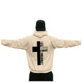 thumbnail image 4 of HUITKMM Men Hoodie Male Long Sleeve Hooded Sweatshirt Solid Color Back Print Sweatshirt, 4 of 6