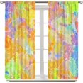 thumbnail image 6 of Butterfly Curtains,Colorful Butterfly Print Curtains for Children Boys Girls Bedroom Living Room Kitchen Window Drapes 42"W x 63"L (Pack of 2), 6 of 6